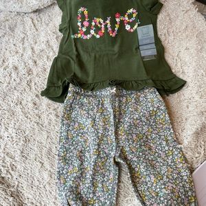 Pant with t shirt Love